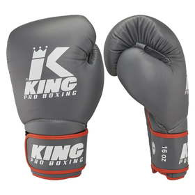 King Pro Boxing Gloves / Star 14 / Grey Orange