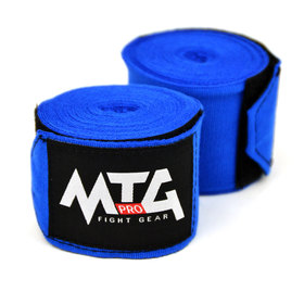 MTG Pro Blue 5m Muay Thai Hand Wraps