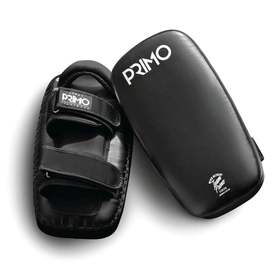 Primo Classic Microfibre Black Thai Kick Pads 