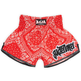 Raja Muay Thai Shorts / R164 / Indian Red