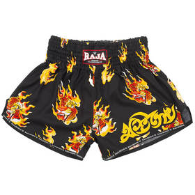 Raja Muay Thai Shorts / R169 / Black Tiger