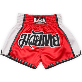 Raja Red & White Urban Hero Muay Thai Shorts