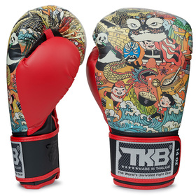 Top King Boxing Gloves / Asian Red