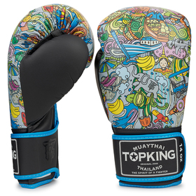 Top King Boxing Gloves / Asian Blue