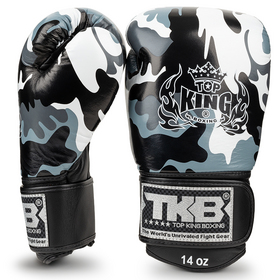 Top King Boxing Gloves / Empower / Camoflage Grey