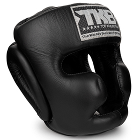 Top King Boxing Head Guard / Full Face / Black 