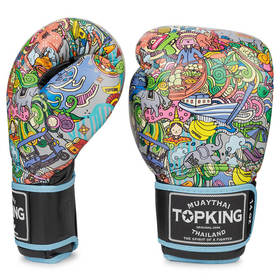 Topking Thai Culture Muay Thai Boxing Gloves