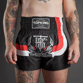 Topking TKTBS-248 Black & Red Muay Thai Shorts