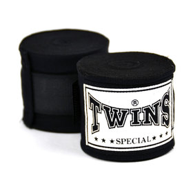 Twins CH5 Black 5m Muay Thai Hand Wraps