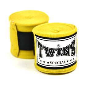 Twins CH5 Gold 5m Muay Thai Hand Wraps