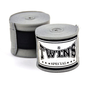 Twins CH5 Grey 5m Muay Thai Hand Wraps