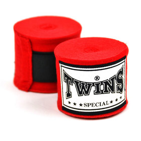 Twins CH5 Red 5m Muay Thai Hand Wraps