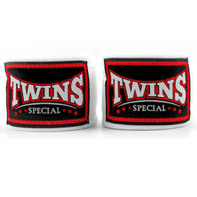 Twins CH5 White 5m Muay Thai Hand Wraps