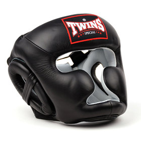 Twins HGL3 Black Muay Thai Head Guard
