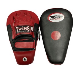 Twins PML21 Black & Red Hybrid Muay Thai Focus Mitts