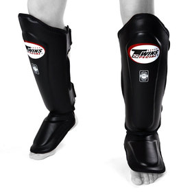 Twins SGL10 Black Muay Thai Shin Guards