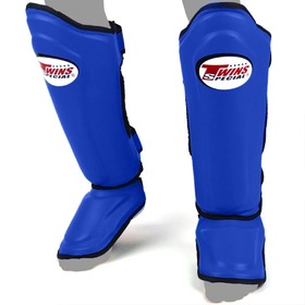 Twins SGL10 Blue Muay Thai Shin Guards