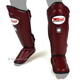 Twins SGL10 Maroon Muay Thai Shin Guards
