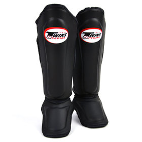 Twins SGS10 Black Muay Thai Shin Guards