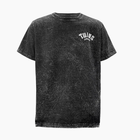 Twins Special Acid Washed Black Muay Thai T-Shirt 03