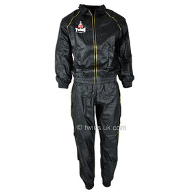 Twins Vinyl Sweat Suit / Black