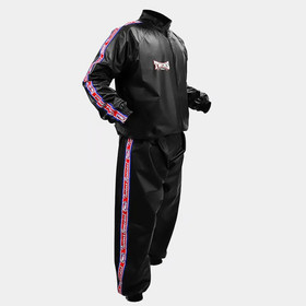 Twins VSS2 Black Vinyl Muay Thai Sweat Suit