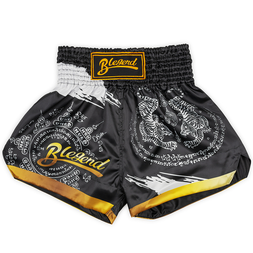 Blegend Muay Thai Shorts / Tiger / Black