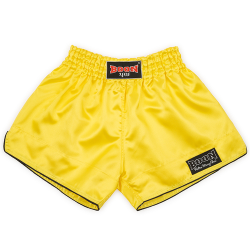 Boon Sport Muay Thai Shorts / Retro / Yellow