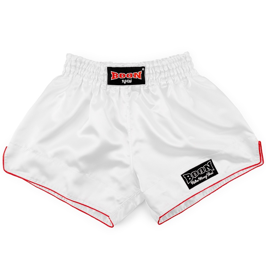 Muay Thai Shorts Buddha Retro Koi 2.0 white