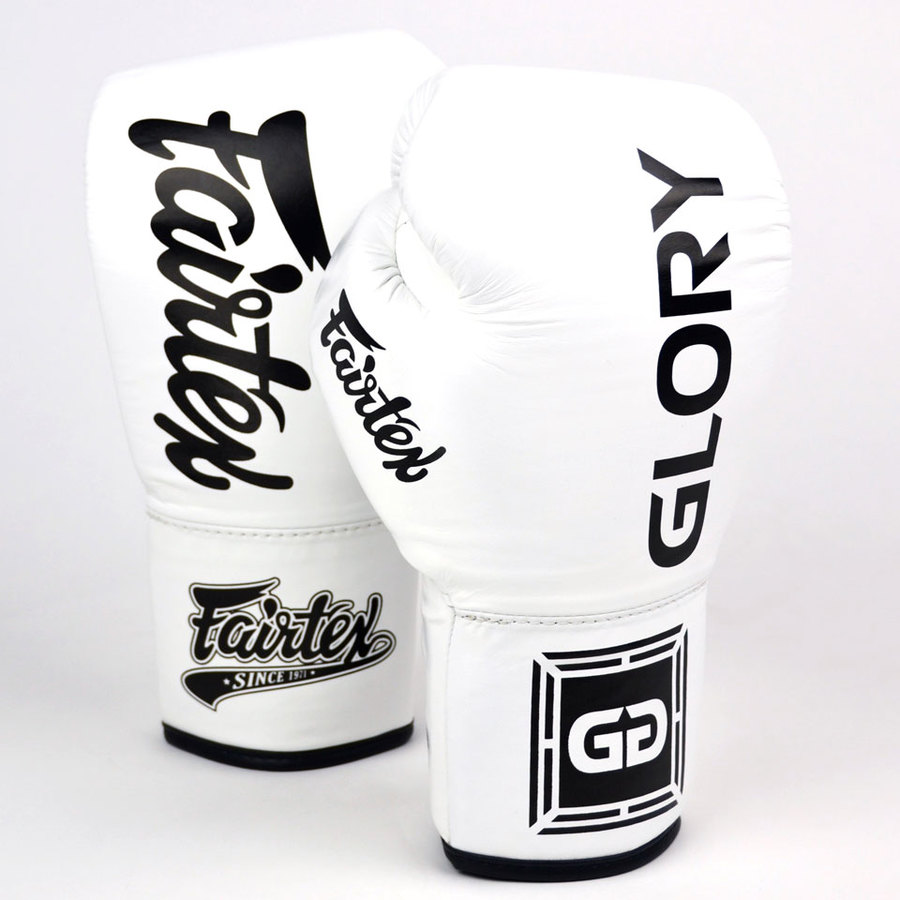 Fairtex Laceup Boxing Gloves / BGLG1 / X Glory White