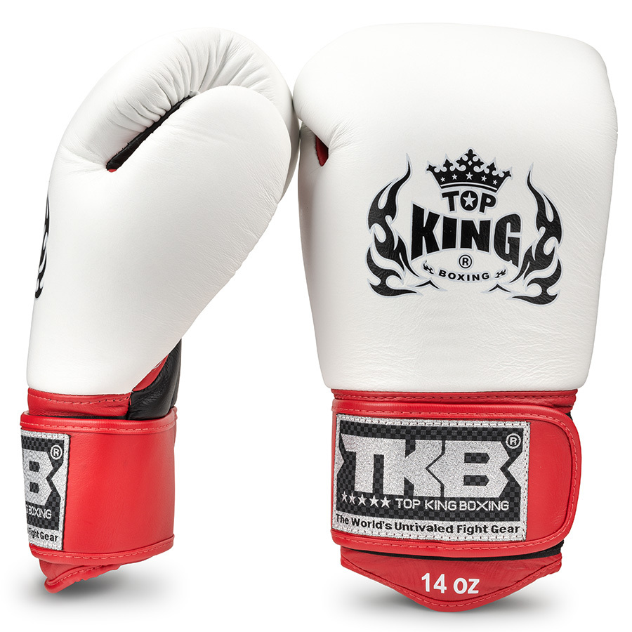 red and black boxing gloves