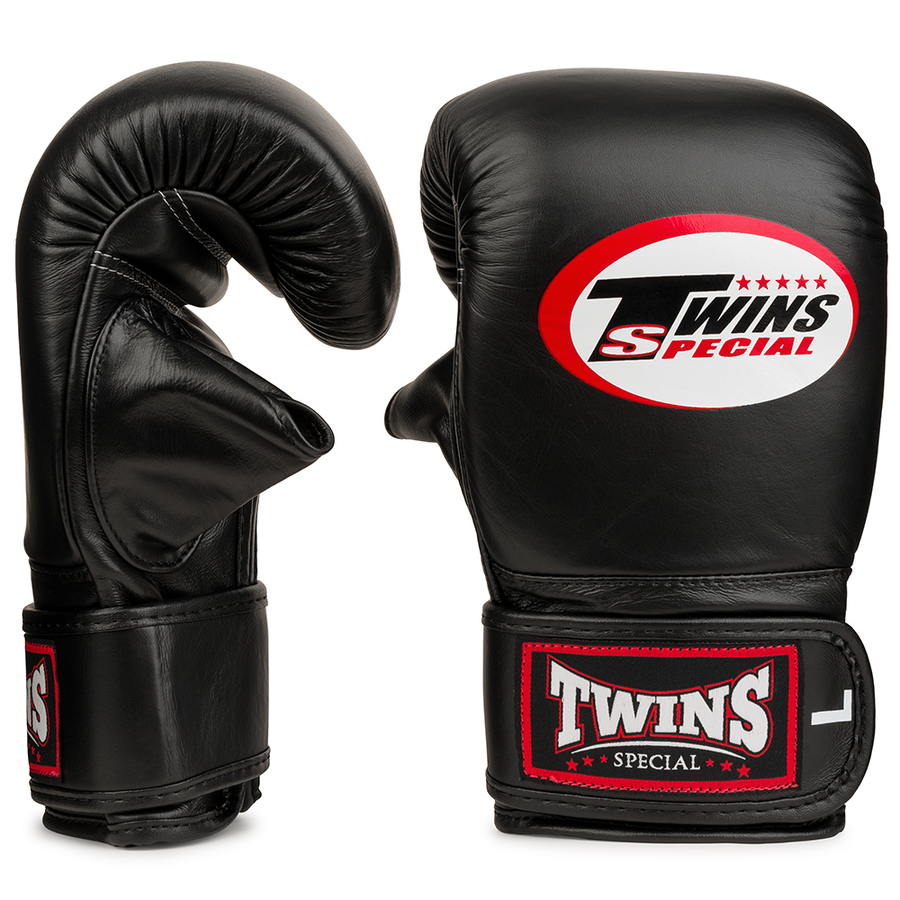 Twins TBGL3H Black Muay Thai Bag Gloves Thai Boxing Store