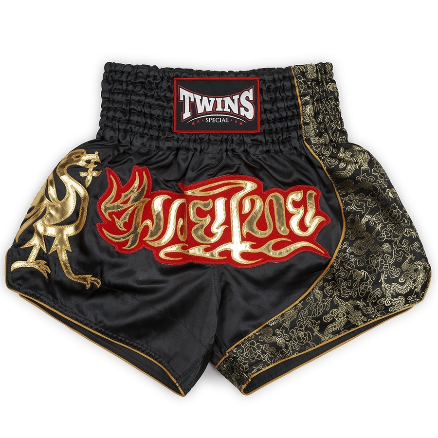 Twins Muay Thai Shorts T151 Black Red