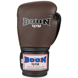 Boon Sport Brown & Black Compact Muay Thai Gloves Boon Sport Brown & Black Compact Muay Thai Gloves