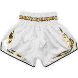 Boon Sport MT38 White & Gold Muay Thai Shorts Boon Sport MT38 White & Gold Muay Thai Shorts