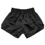 Boon All Black Retro Muay Thai Shorts Boon All Black Retro Muay Thai Shorts