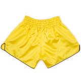 Boon Sport Yellow Retro Muay Thai Shorts Boon Sport Yellow Retro Muay Thai Shorts
