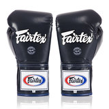 Fairtex BGL6 Blue Leather Lace Up Muay Thai Gloves Fairtex BGL6 Blue Leather Lace Up Muay Thai Gloves