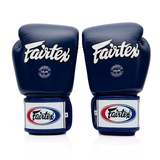 Fairtex BGV1 Blue Leather Muay Thai Gloves Fairtex BGV1 Blue Leather Muay Thai Gloves
