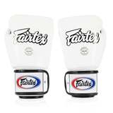 Fairtex BGV1 White Leather Muay Thai Gloves Fairtex BGV1 White Leather Muay Thai Gloves