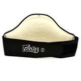 Fairtex BPV1 Black Leather Muay Thai Belly Pad Fairtex BPV1 Black Leather Muay Thai Belly Pad