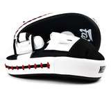 Fairtex FMV13 Black-White Muay Thai Hybrid Focus Mitts Fairtex FMV13 Black-White Muay Thai Hybrid Focus Mitts