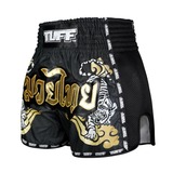 TUFF MSC120 Twin Tiger Black Muay Thai Shorts TUFF MSC120 Twin Tiger Black Muay Thai Shorts