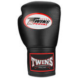 Twins BGLL1 Black Lace-up Muay Thai Boxing Gloves Twins BGLL1 Black Lace-up Muay Thai Boxing Gloves