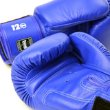 Twins BGVL3 Blue Leather Muay Thai Gloves Twins BGVL3 Blue Leather Muay Thai Gloves