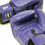 Twins BGVL3 Purple Leather Muay Thai Gloves Twins BGVL3 Purple Leather Muay Thai Gloves