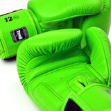 Twins BGVL3 Green Leather Muay Thai Gloves Twins BGVL3 Green Leather Muay Thai Gloves