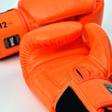 Twins BGVL3 Orange Leather Muay Thai Gloves Twins BGVL3 Orange Leather Muay Thai Gloves