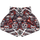 Twins Red Calavera Muay Thai Shorts Twins Red Calavera Muay Thai Shorts
