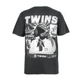 Twins Special Dark Grey Muay Thai T-Shirt 07 Twins Special Dark Grey Muay Thai T-Shirt 07
